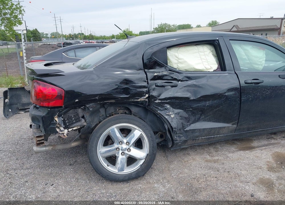2013 DODGE AVENGER SXT VIN: 1C3CDZCB6DN576272