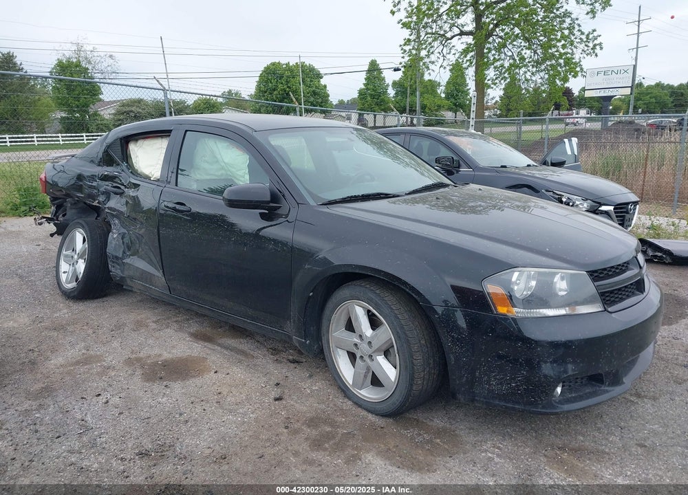 2013 DODGE AVENGER SXT VIN: 1C3CDZCB6DN576272