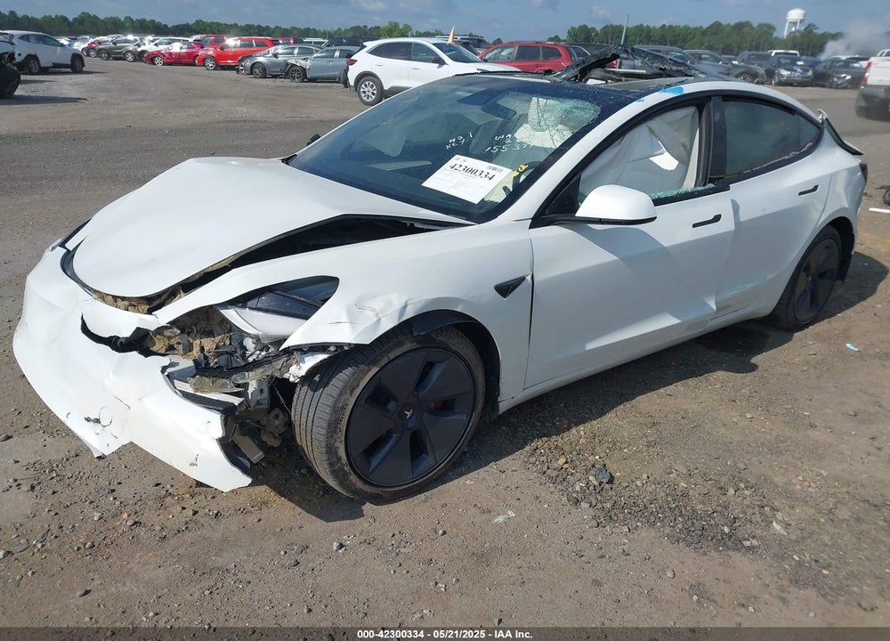 2022 TESLA MODEL 3 LONG RANGE DUAL MOTOR ALL-WHEEL DRIVE VIN: 5YJ3E1EB9NF155394