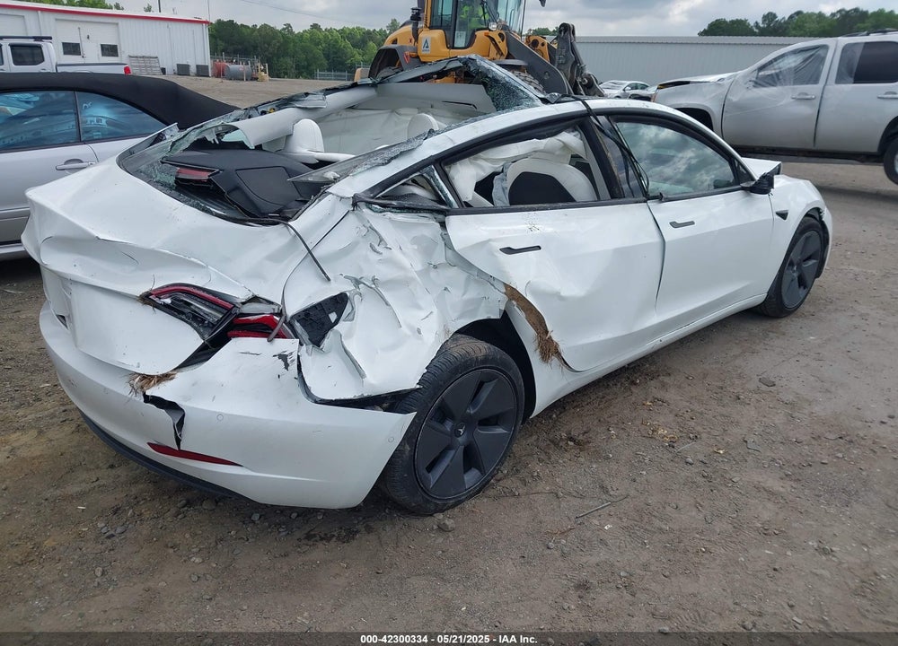 2022 TESLA MODEL 3 LONG RANGE DUAL MOTOR ALL-WHEEL DRIVE VIN: 5YJ3E1EB9NF155394