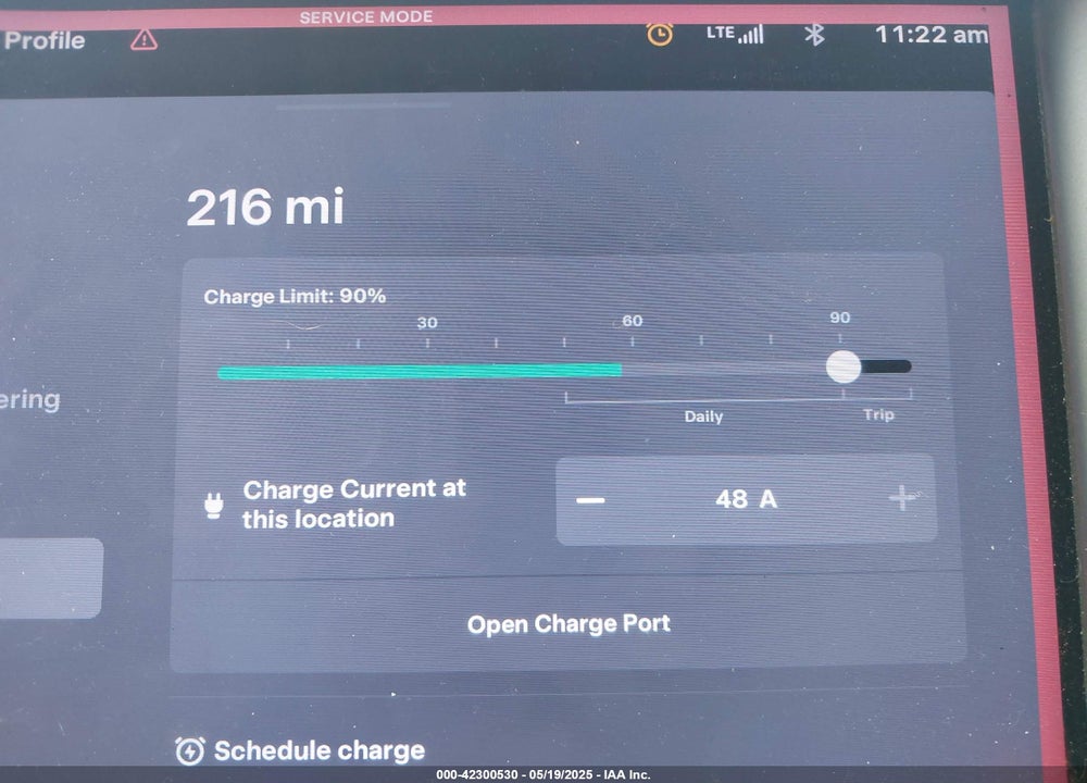 2020 TESLA MODEL X VIN: 5YJXCBE26LF304404