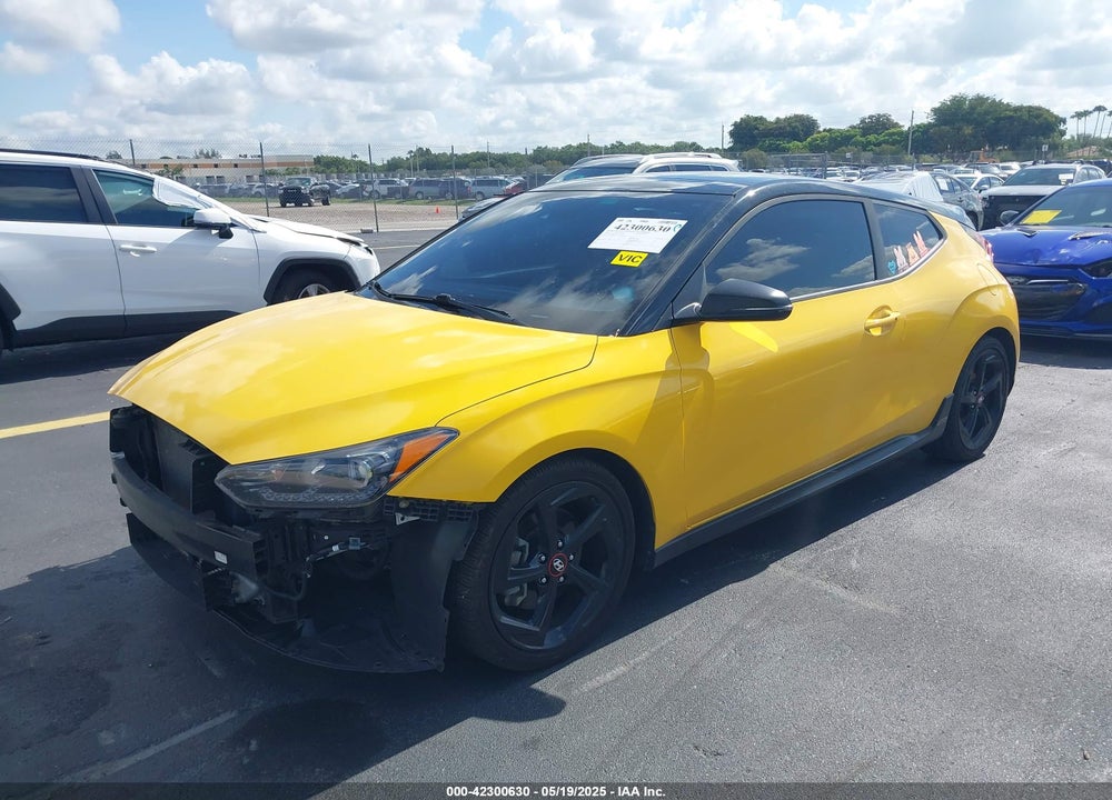 2019 HYUNDAI VELOSTER TURBO VIN: KMHTH6AB8KU005978