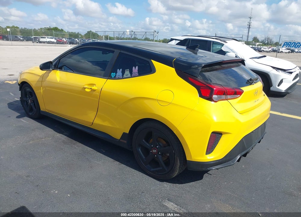 2019 HYUNDAI VELOSTER TURBO VIN: KMHTH6AB8KU005978
