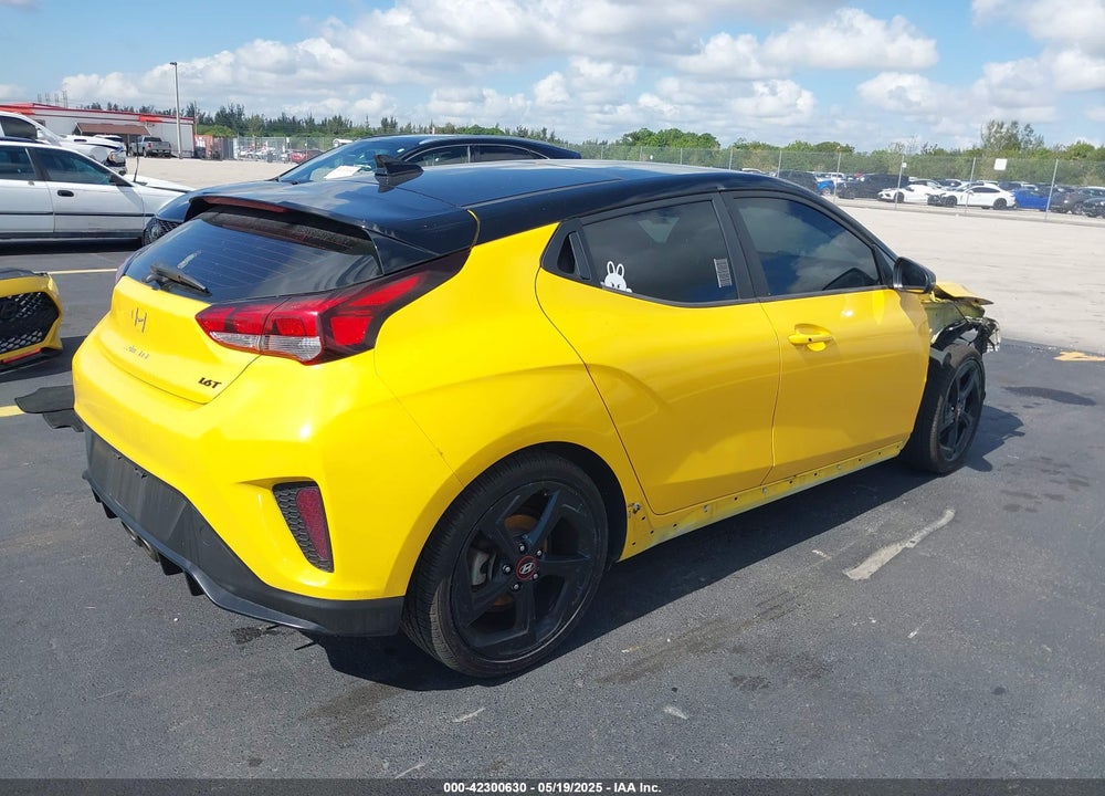 2019 HYUNDAI VELOSTER TURBO VIN: KMHTH6AB8KU005978