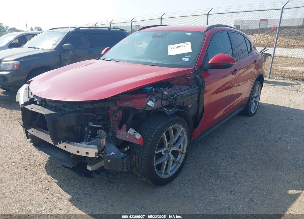 2018 ALFA ROMEO STELVIO TI SPORT AWD VIN: ZASFAKNN9J7B65021