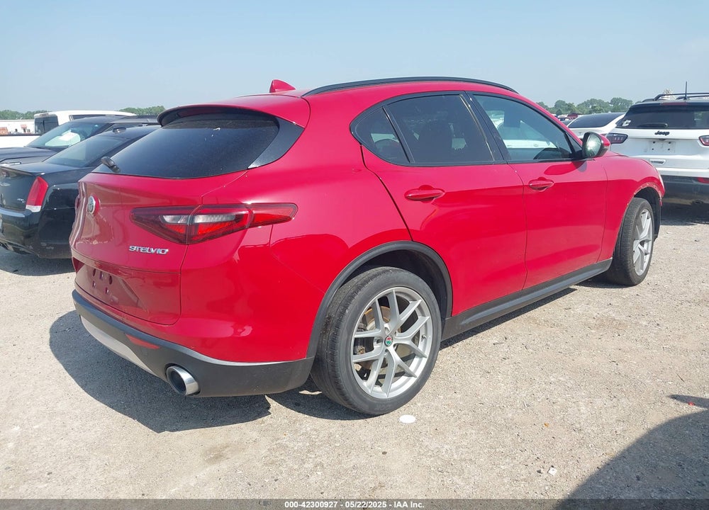 2018 ALFA ROMEO STELVIO TI SPORT AWD VIN: ZASFAKNN9J7B65021