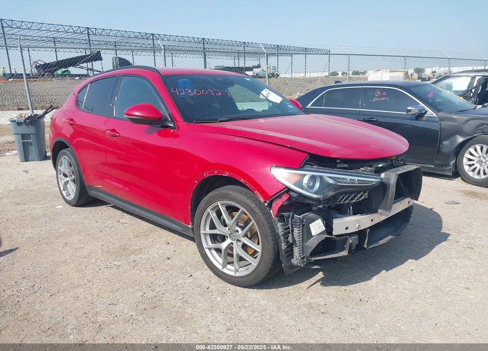 2018 ALFA ROMEO STELVIO TI SPORT AWD VIN: ZASFAKNN9J7B65021