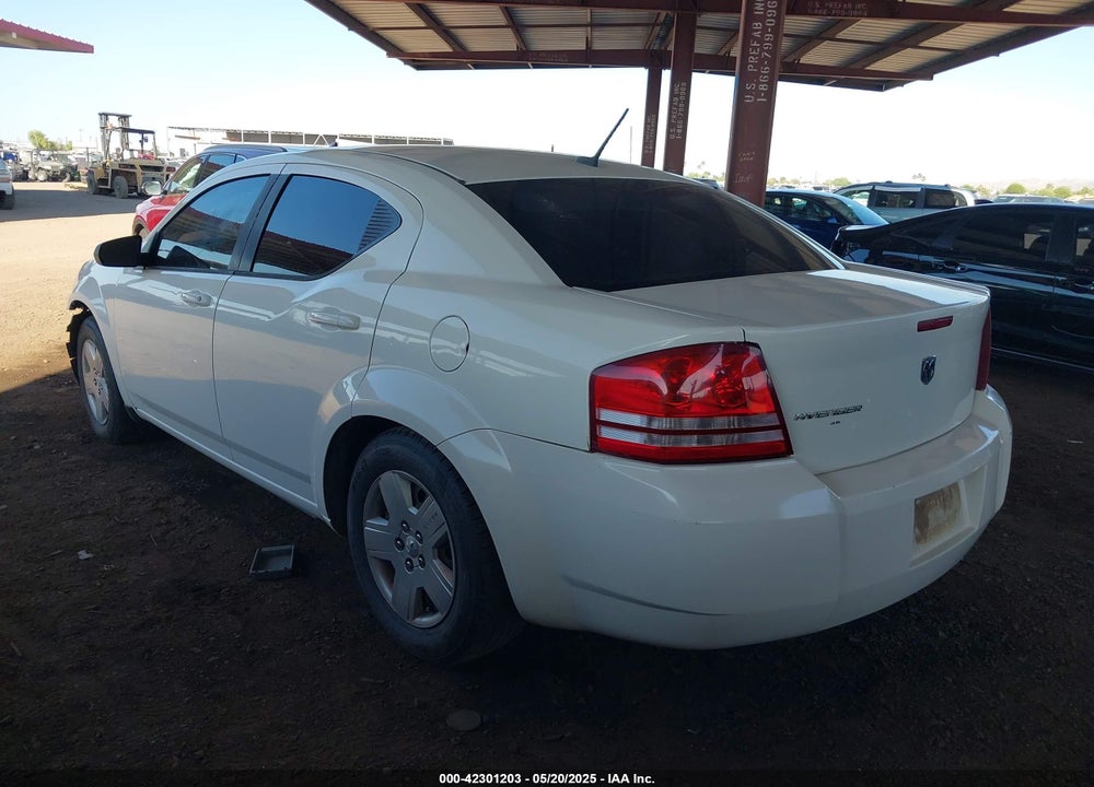 2008 DODGE AVENGER VIN: 1B3LC46J88N213693