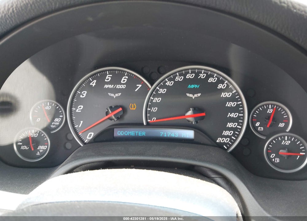 2008 CHEVROLET CORVETTE VIN: 1G1YY25W385127126