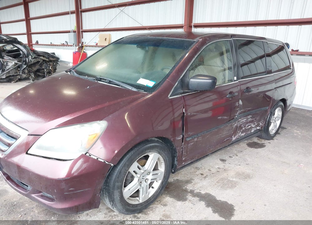 2007 HONDA ODYSSEY LX VIN: 5FNRL38287B103393