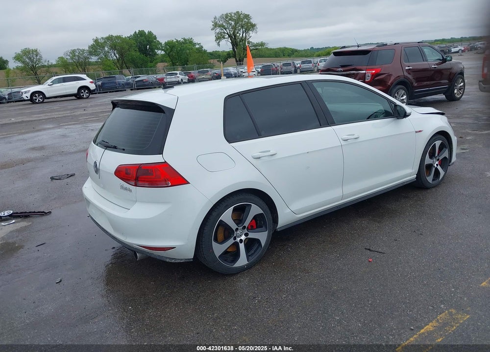 2017 VOLKSWAGEN GOLF GTI VIN: 3VW547AUXHM026857