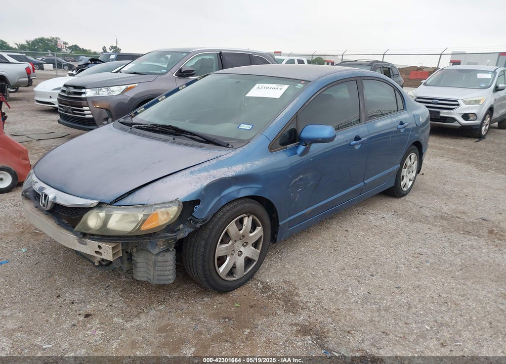2010 HONDA CIVIC VIN: 2HGFA1F55AH580764