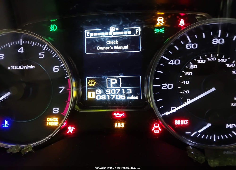 2015 SUBARU XV CROSSTREK VIN: JF2GPAMC8F8290066