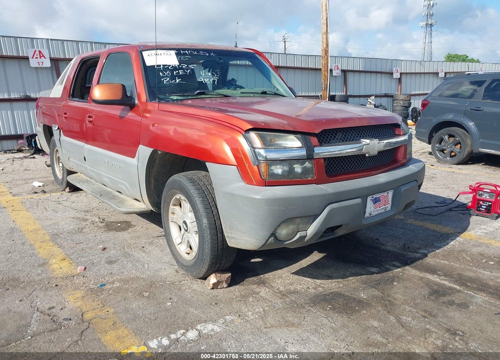 2002 CHEVROLET AVALANCHE 1500 VIN: 3GNEC13T92G139817