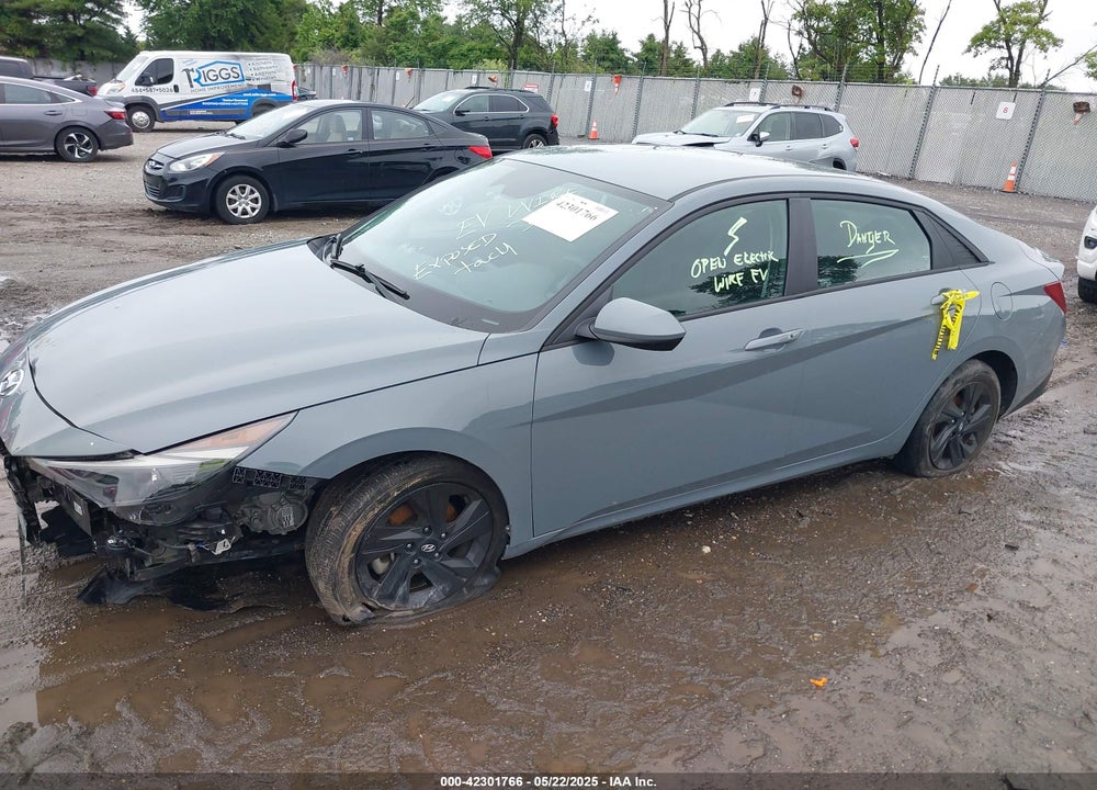 2022 HYUNDAI ELANTRA HYBRID VIN: KMHLM4AJ7NU023884