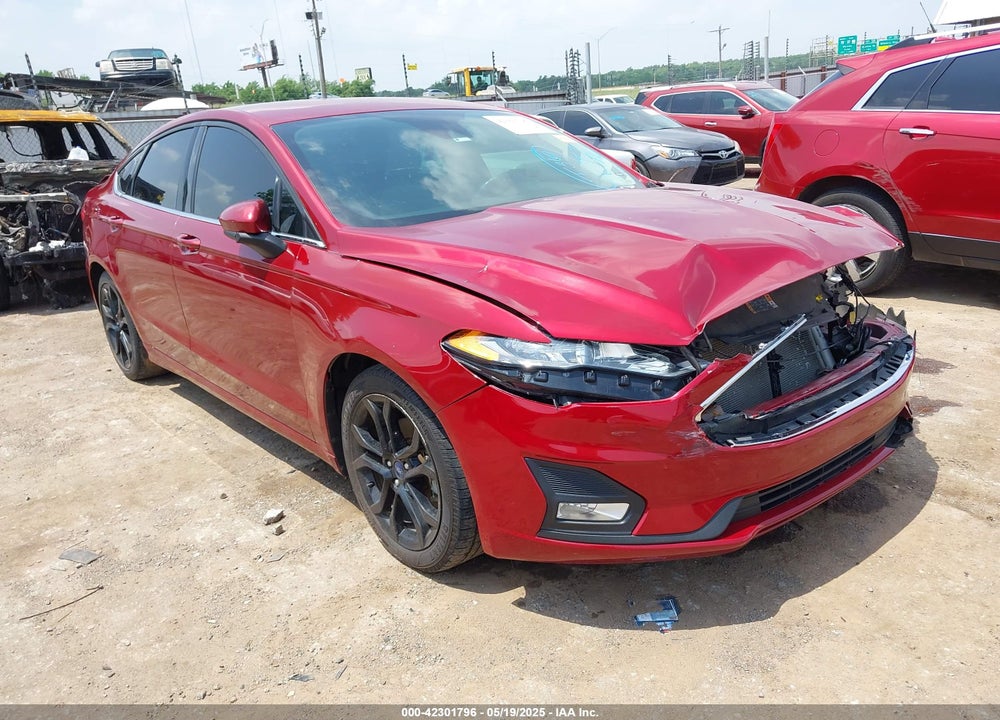 2019 FORD FUSION SE VIN: 3FA6P0HD3KR250581