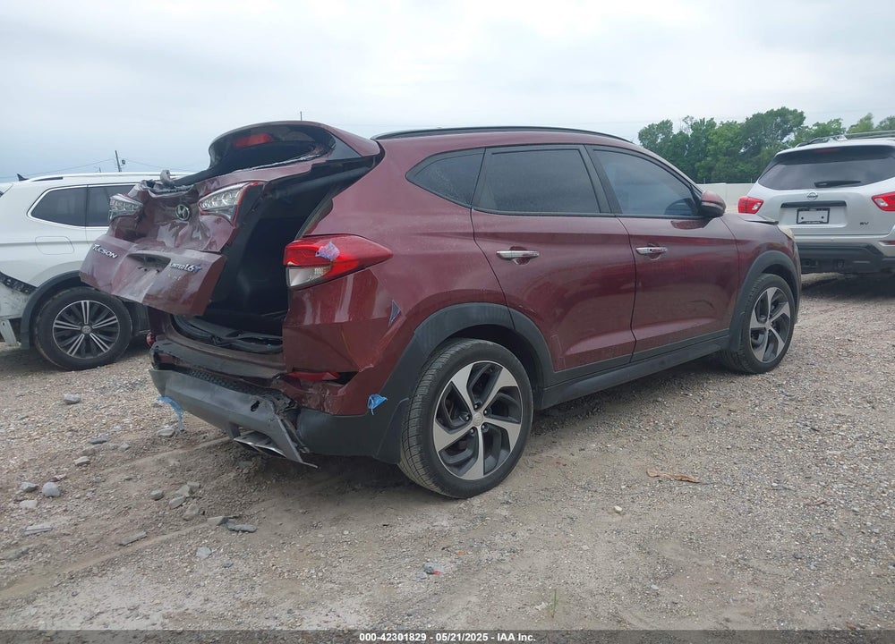 2016 HYUNDAI TUCSON LIMITED VIN: KM8J33A27GU163868