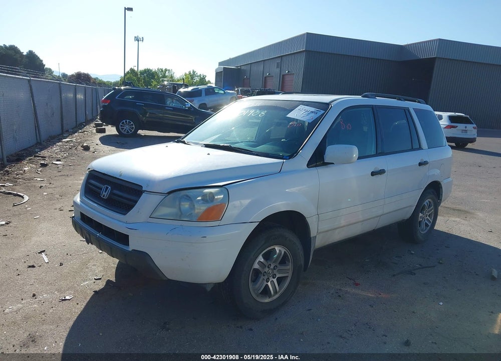 2005 HONDA PILOT EX-L VIN: 2HKYF18625H516547