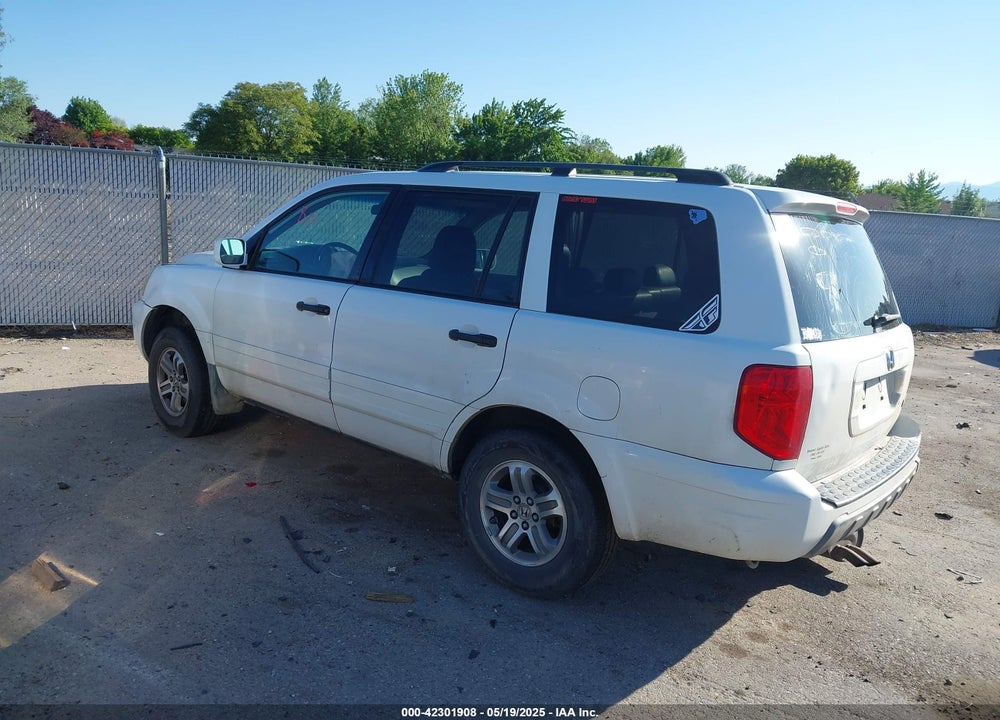 2005 HONDA PILOT EX-L VIN: 2HKYF18625H516547