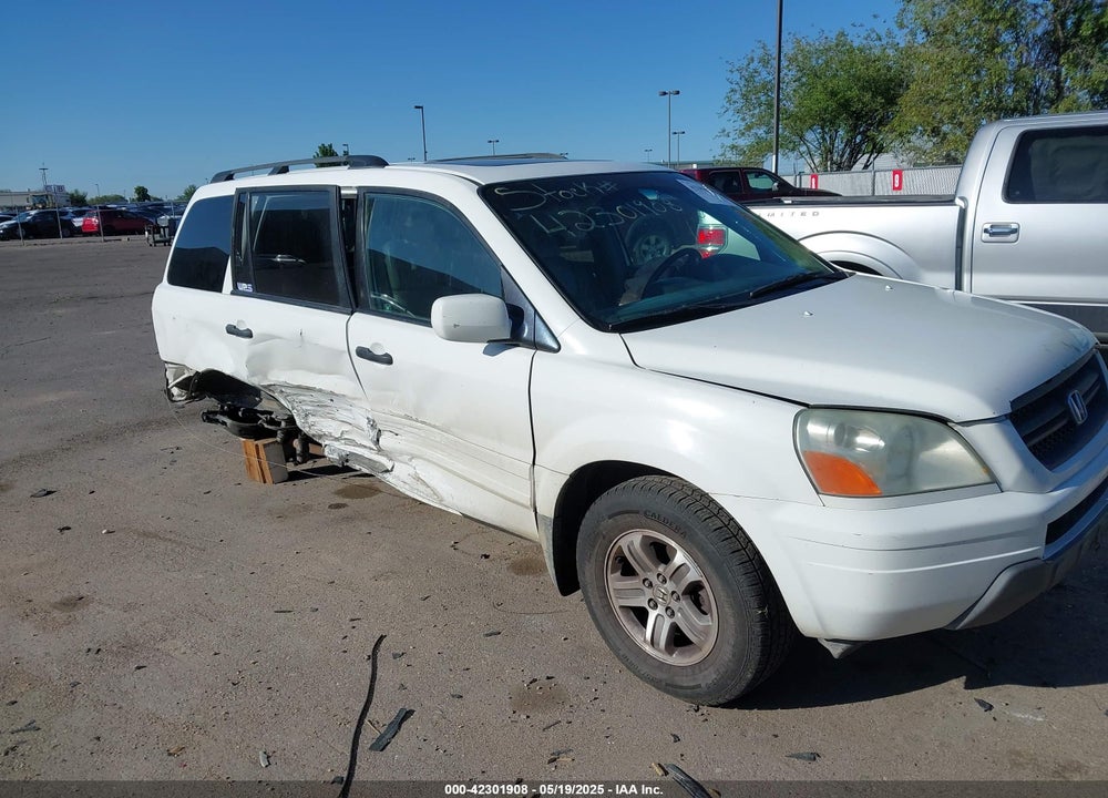 2005 HONDA PILOT EX-L VIN: 2HKYF18625H516547