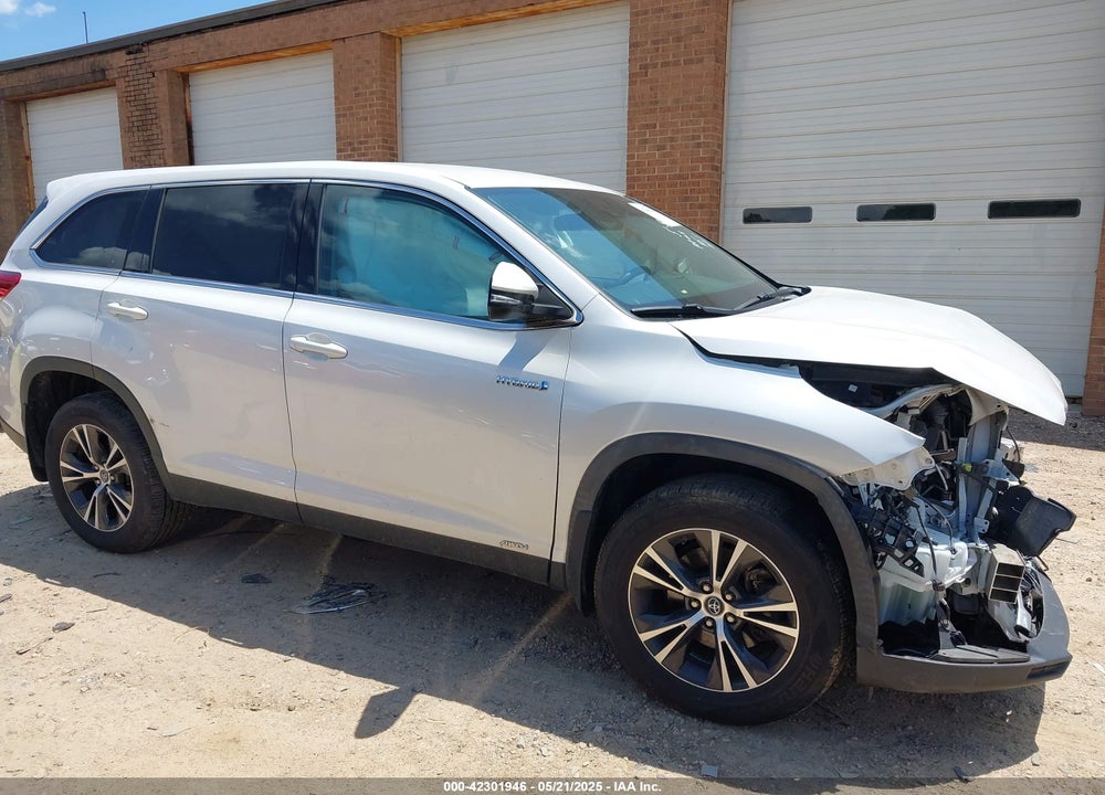 2019 TOYOTA HIGHLANDER HYBRID VIN: 5TDBGRFH6KS070611