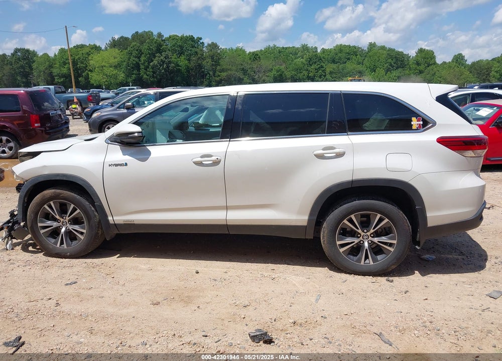 2019 TOYOTA HIGHLANDER HYBRID VIN: 5TDBGRFH6KS070611