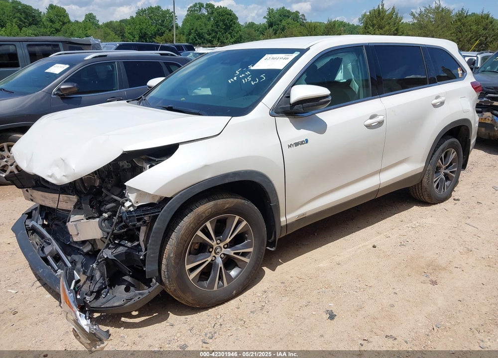 2019 TOYOTA HIGHLANDER HYBRID VIN: 5TDBGRFH6KS070611