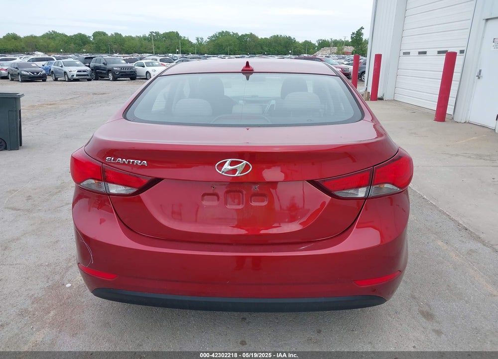 2016 HYUNDAI ELANTRA SE VIN: 5NPDH4AE6GH669012