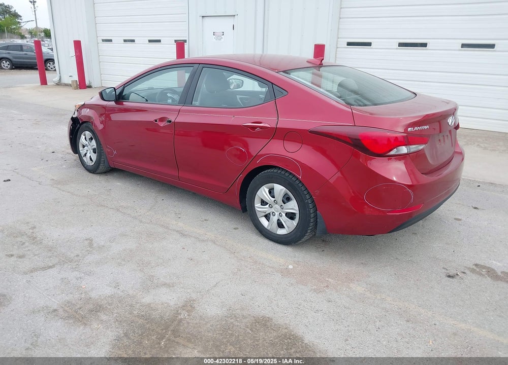 2016 HYUNDAI ELANTRA SE VIN: 5NPDH4AE6GH669012