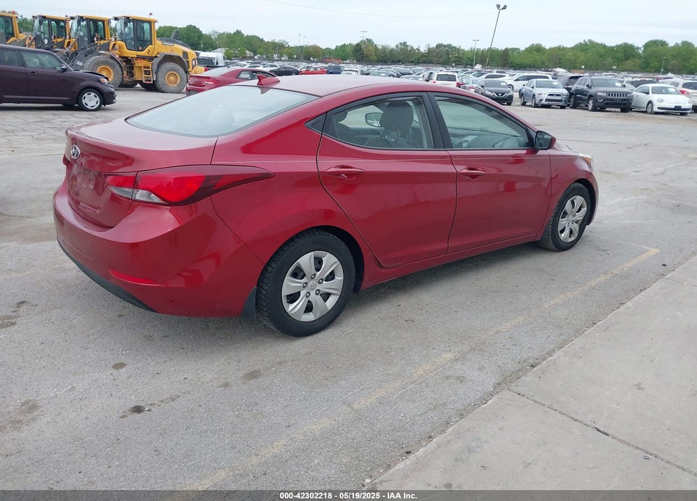 2016 HYUNDAI ELANTRA SE VIN: 5NPDH4AE6GH669012