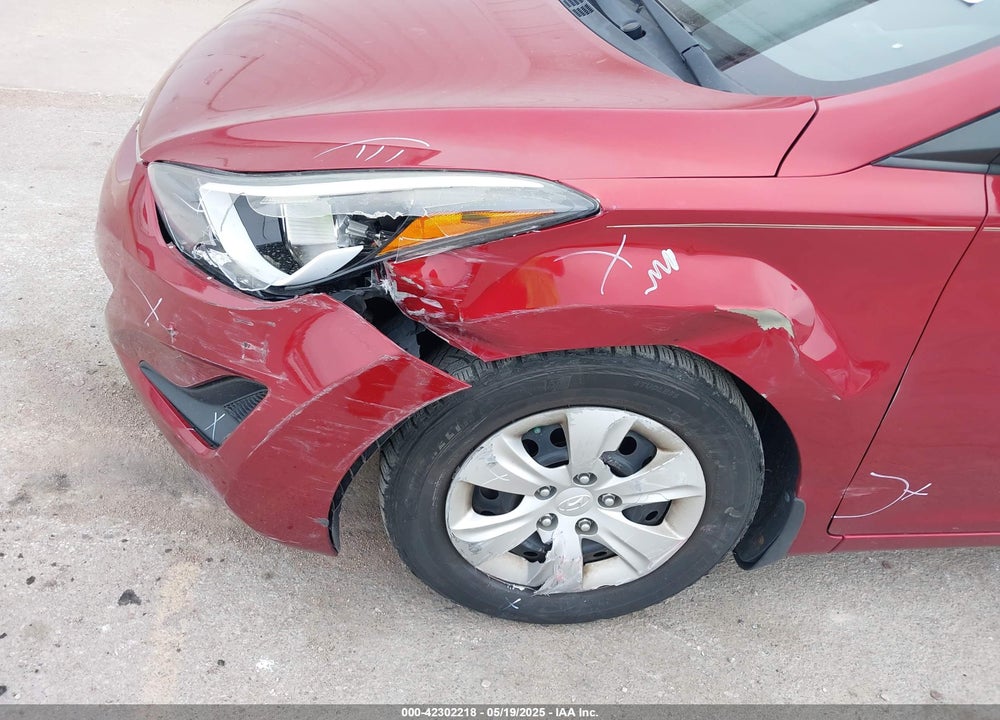 2016 HYUNDAI ELANTRA SE VIN: 5NPDH4AE6GH669012