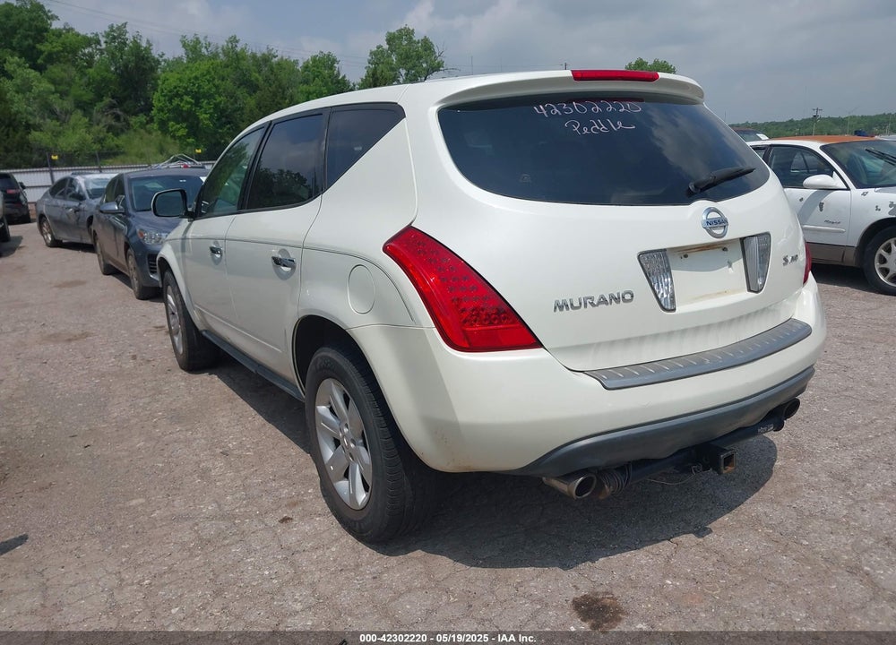 2006 NISSAN MURANO VIN: JN8AZ08W06W504397