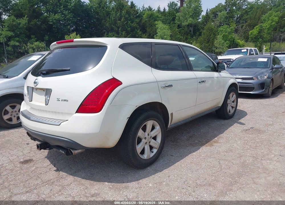 2006 NISSAN MURANO VIN: JN8AZ08W06W504397