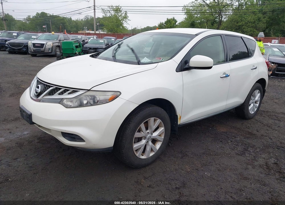 2012 NISSAN MURANO VIN: JN8AZ1MW4CW218317