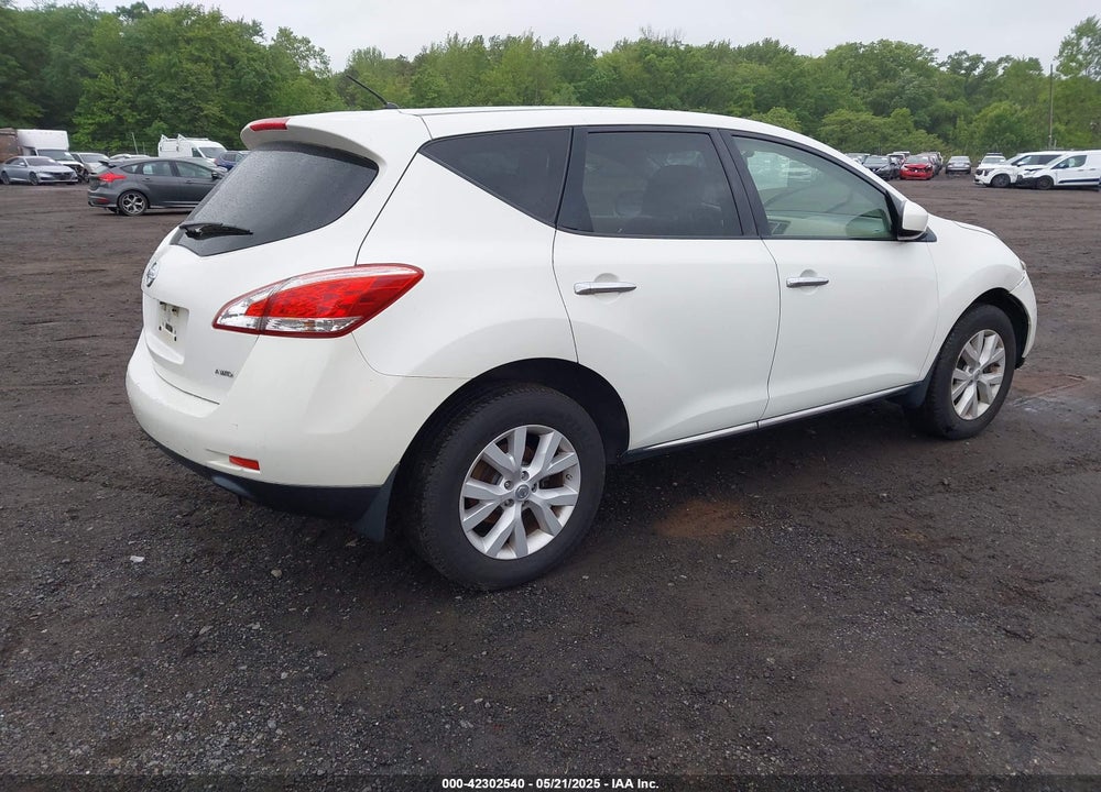 2012 NISSAN MURANO VIN: JN8AZ1MW4CW218317