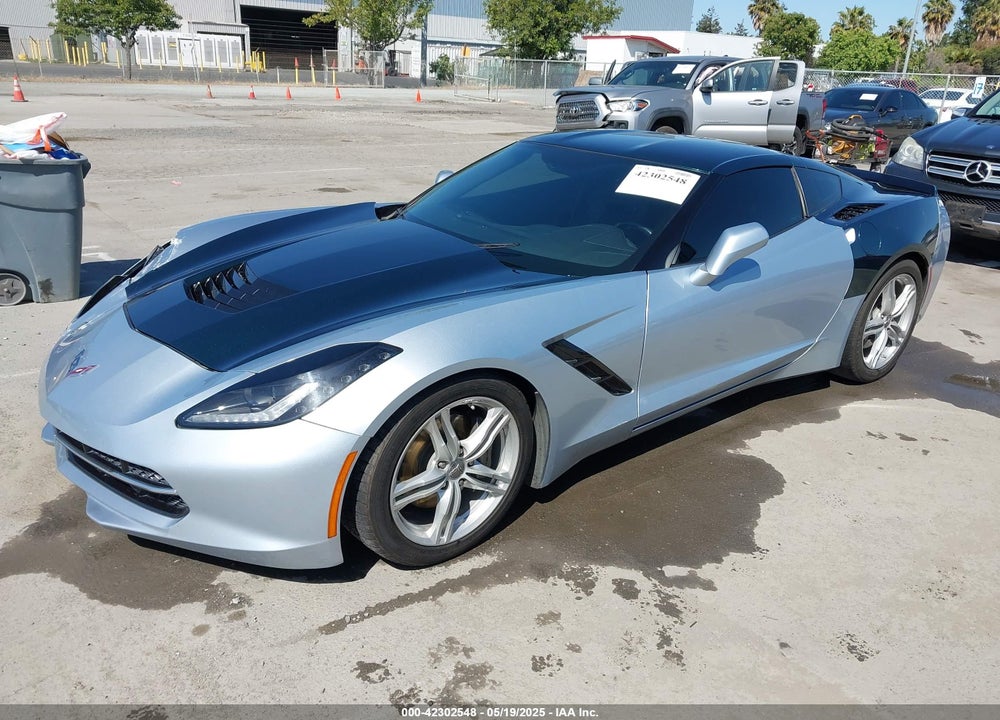 2017 CHEVROLET CORVETTE STINGRAY VIN: 1G1YA2D71H5103681