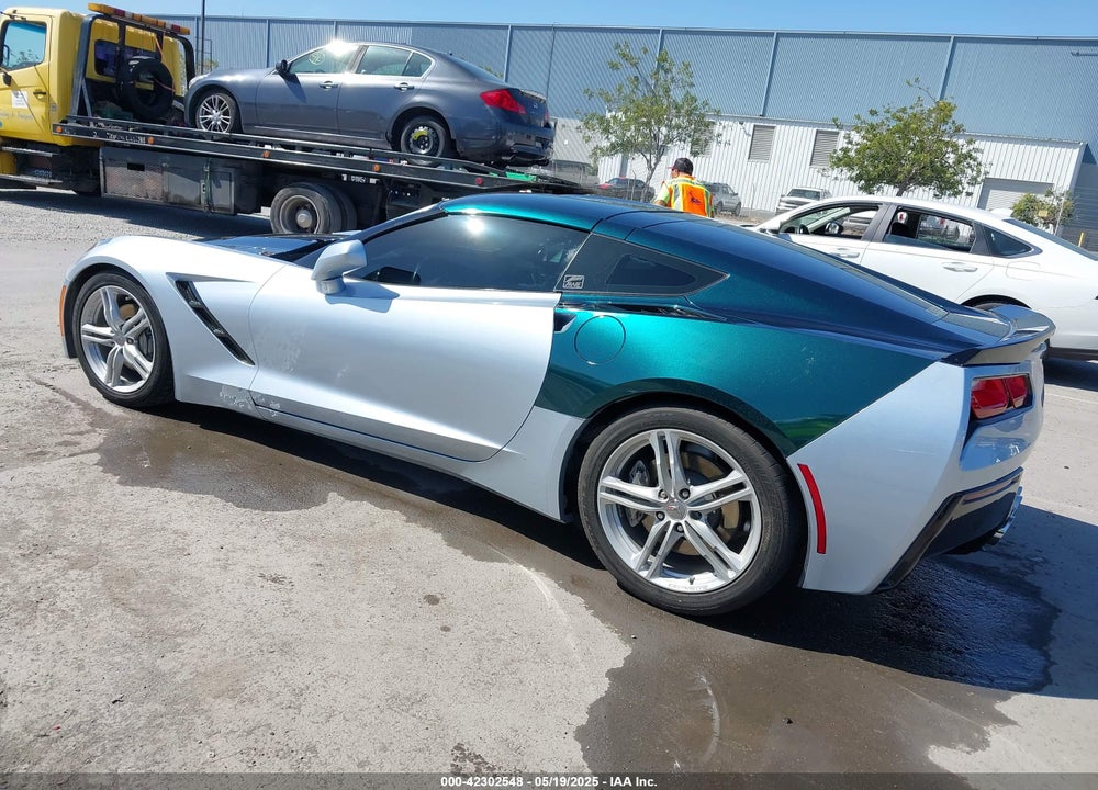 2017 CHEVROLET CORVETTE STINGRAY VIN: 1G1YA2D71H5103681