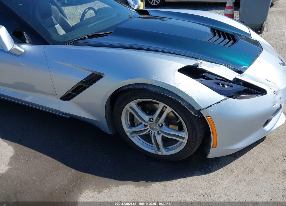 2017 CHEVROLET CORVETTE STINGRAY VIN: 1G1YA2D71H5103681