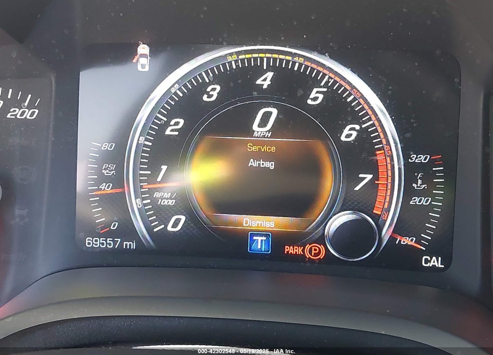 2017 CHEVROLET CORVETTE STINGRAY VIN: 1G1YA2D71H5103681