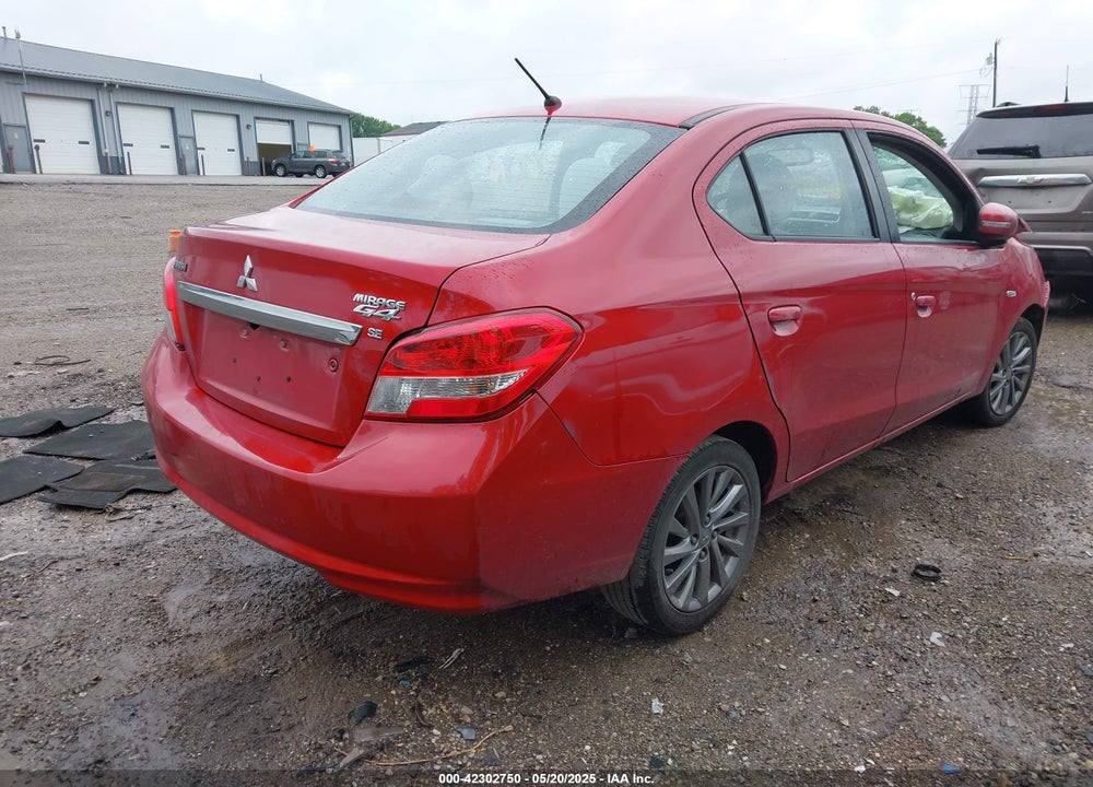 2017 MITSUBISHI MIRAGE VIN: ML32F4FJ1HHF15669