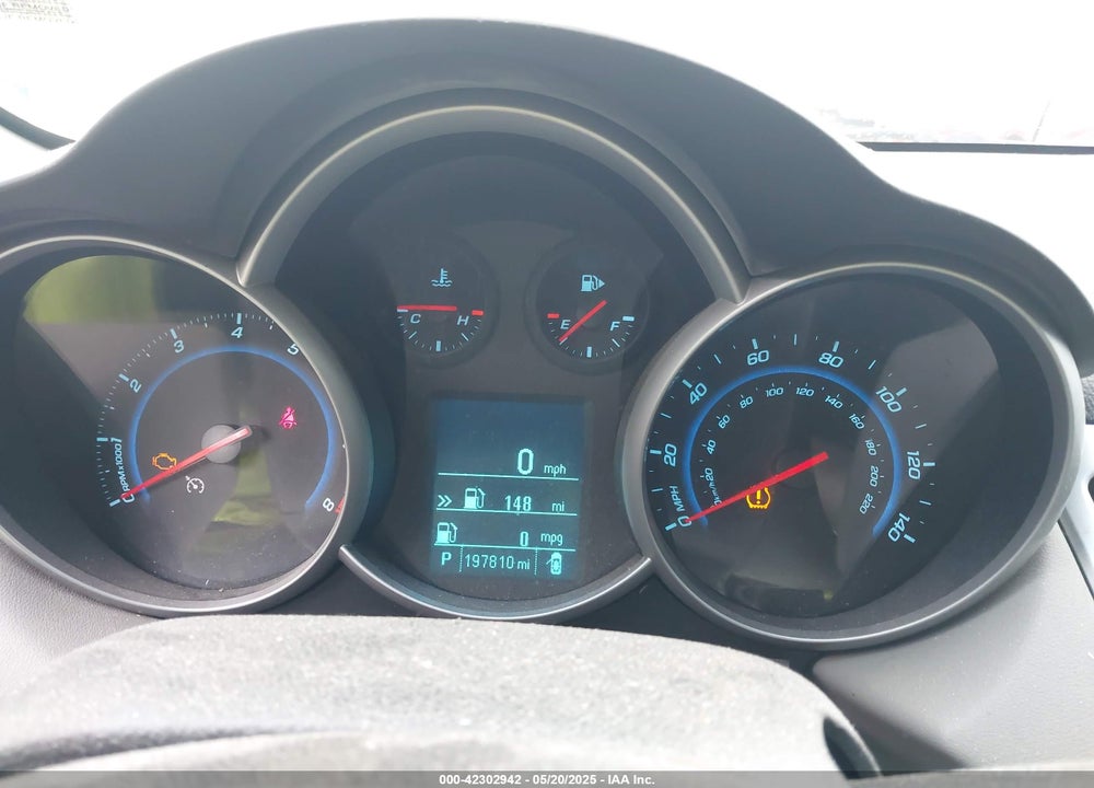 2012 CHEVROLET CRUZE VIN: 1G1PF5SC4C7125850