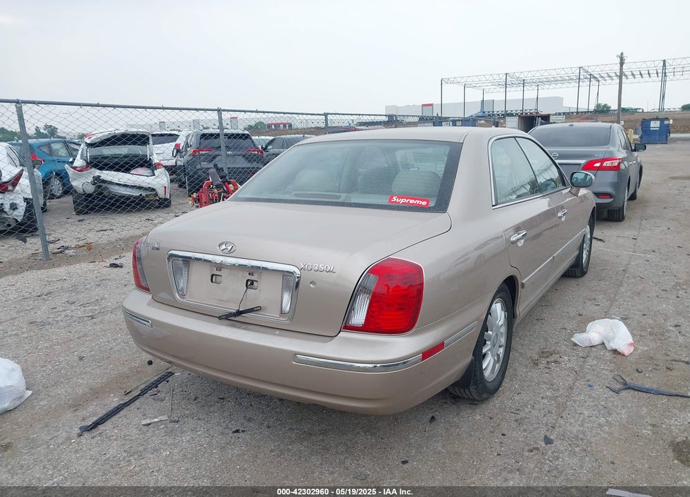 2005 HYUNDAI XG350 L VIN: KMHFU45E95A427149
