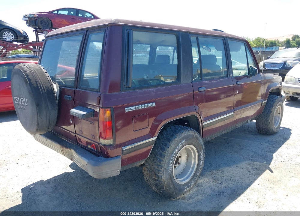 1991 ISUZU TROOPER VIN: JACCH58R8M7904079