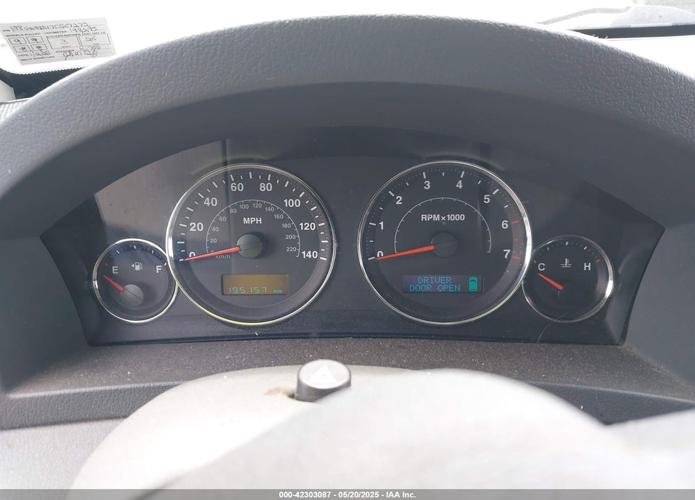 2007 JEEP GRAND CHEROKEE VIN: 1J8GR48K17C567272