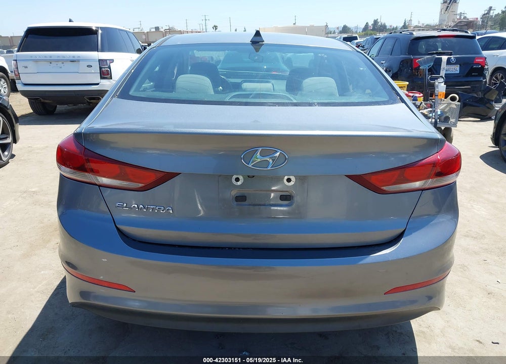 2017 HYUNDAI ELANTRA VIN: KMHD84LF9HU225664