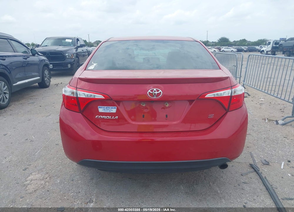 2016 TOYOTA COROLLA VIN: 2T1BURHEXGC638791