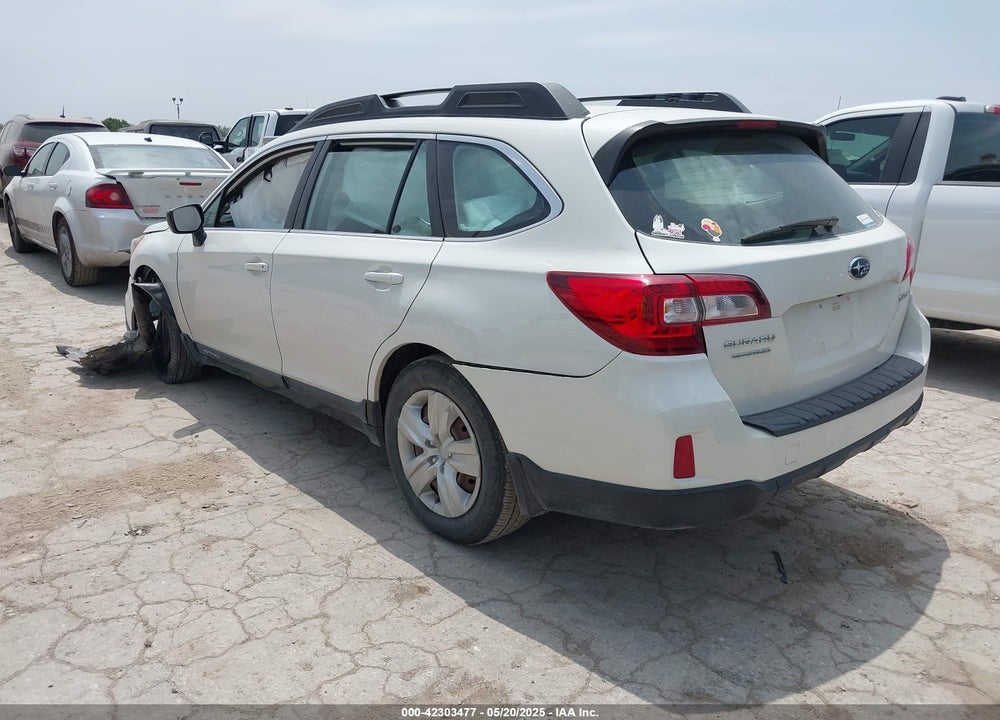 2016 SUBARU OUTBACK 2.5I VIN: 4S4BSBAC1G3253372