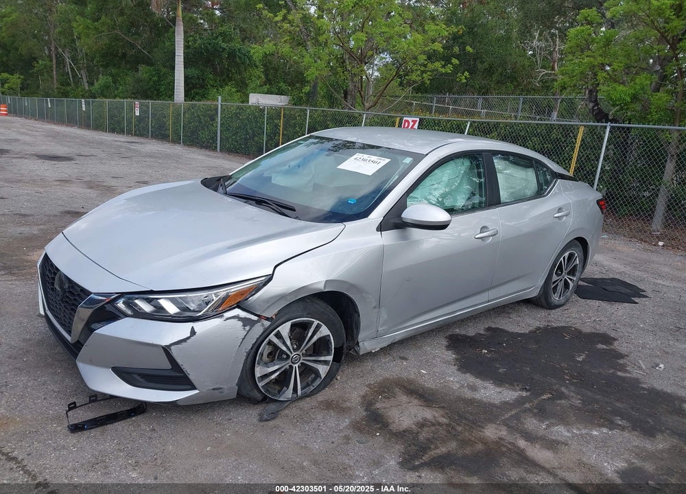 2022 NISSAN SENTRA SV XTRONIC CVT VIN: 3N1AB8CV7NY315866