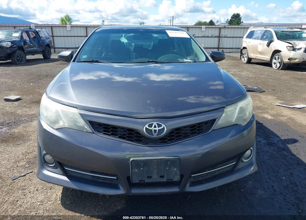 2013 TOYOTA CAMRY SE VIN: 4T1BF1FK0DU709253