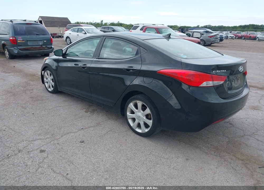 2011 HYUNDAI ELANTRA LIMITED (ULSAN PLANT) VIN: KMHDH4AE3BU099030